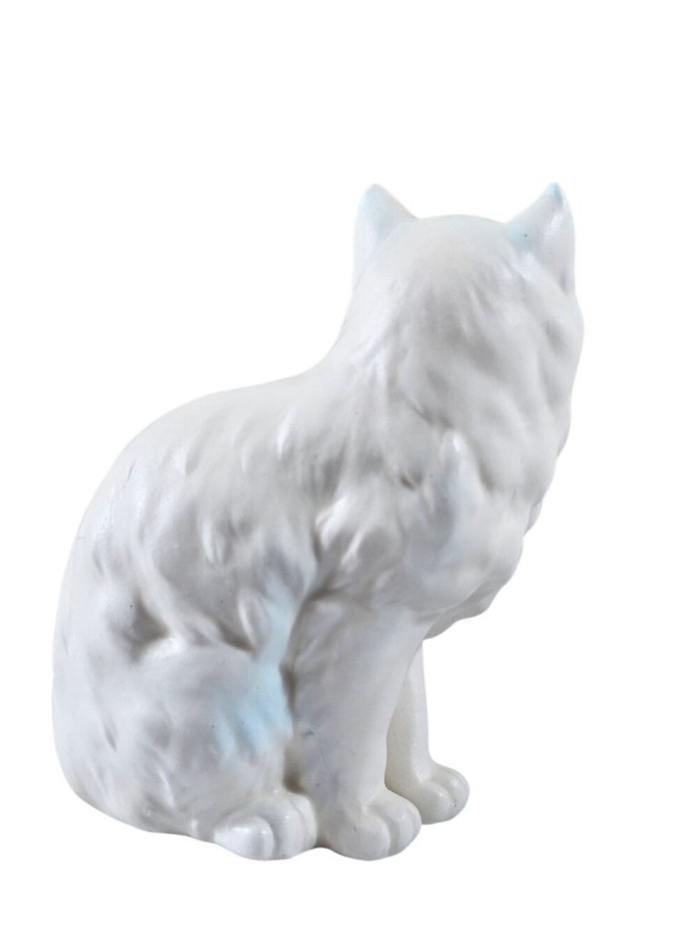 Vintage Enesco White Cat Figurine Made in Japan Porcelain Kitty Collectible - Picture 3 of 8